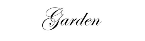 Deursticker 'Garden'