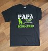 T-shirt mannen 'Papa is my Bodyguard' - maat L (OP=OP)
