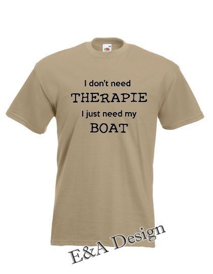 T-shirt 'I don't need therapie' (mannen)
