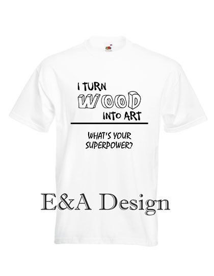 T-shirt 'I turn......into art' (mannen)